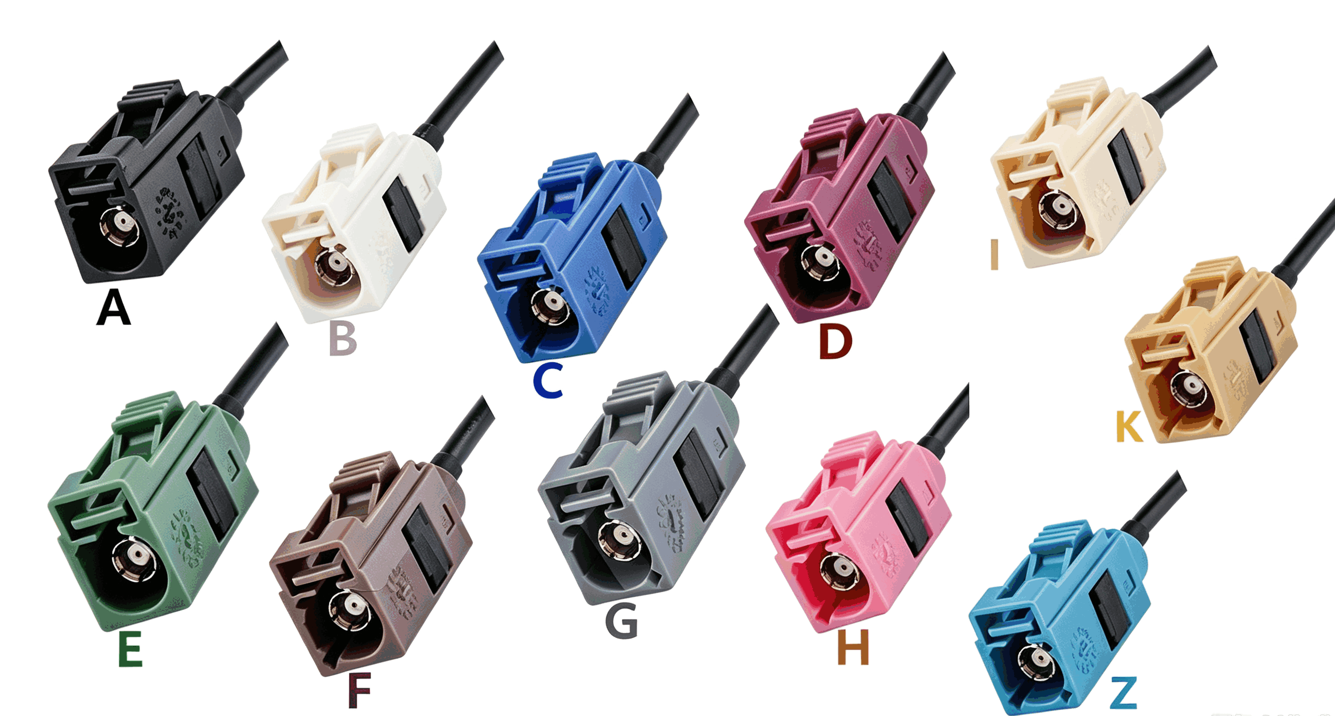 Custom FAKRA & Mini-FAKRA Cable Assemblies application