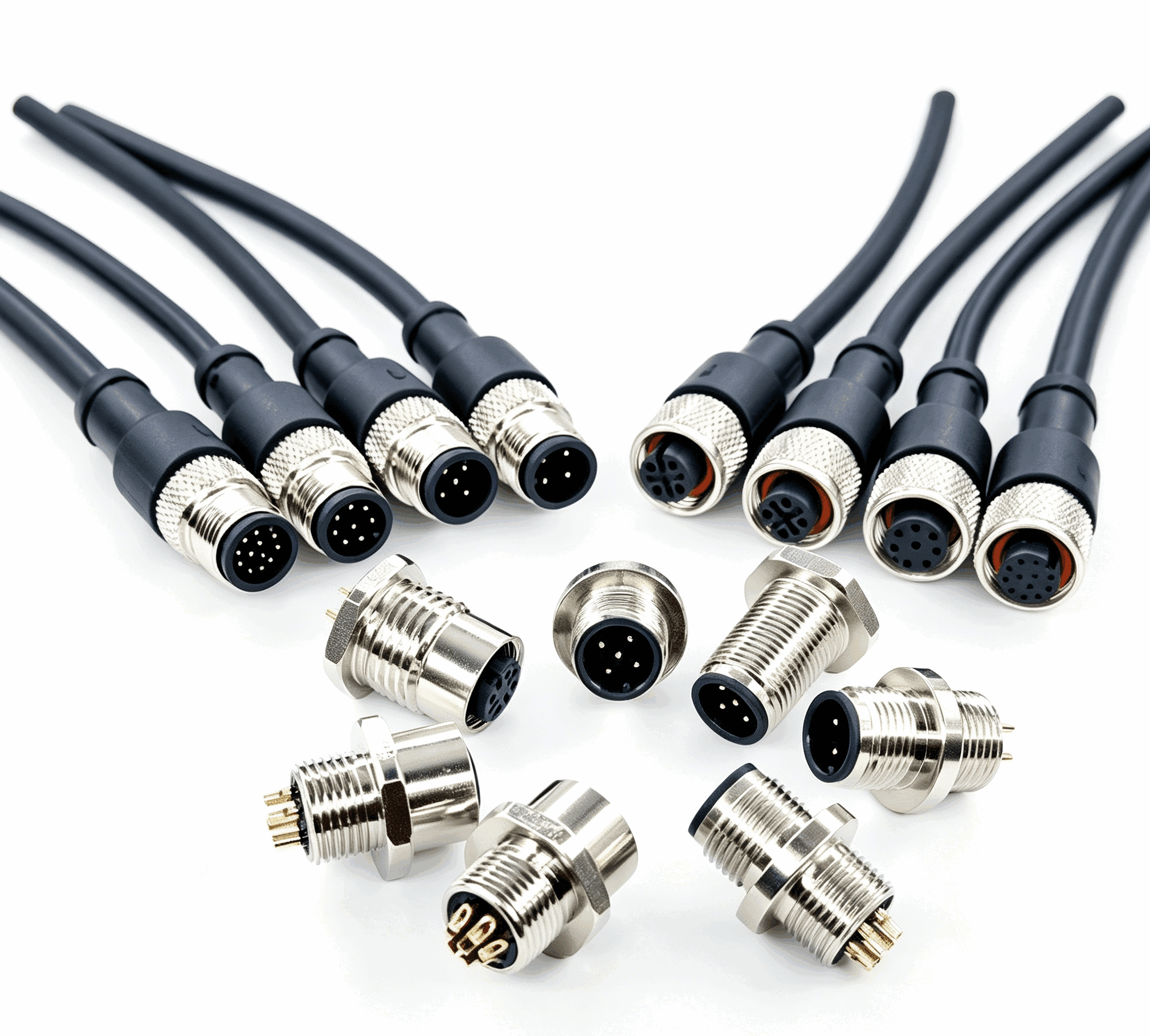 Custom M12 cable assembly
