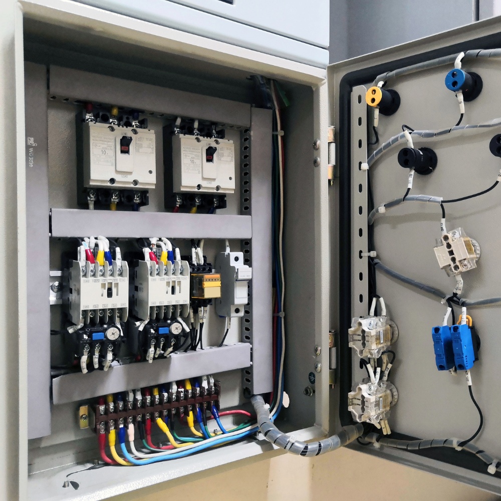 control cabinets and electrical panels