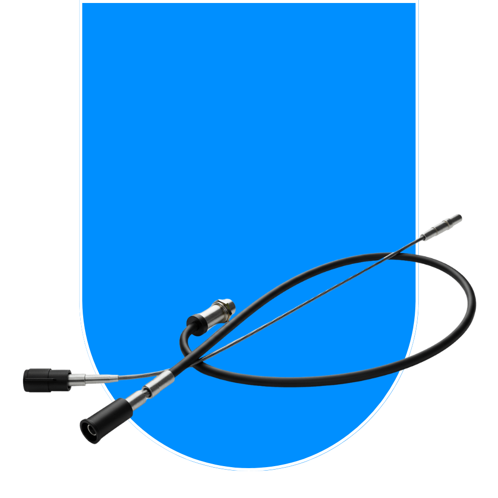 precision built throttle cable assemblies for mechanical control systems